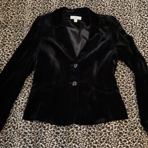NWOT Caslon Nordstrom Elegant Black Velvet Jacket